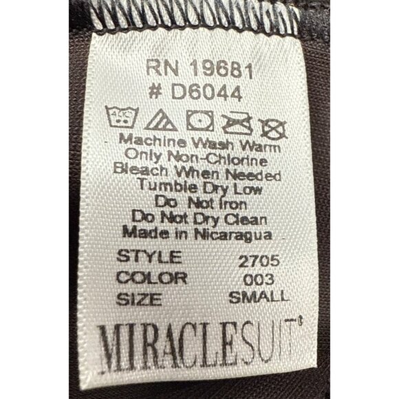 Miraclesuit Women's BUNDLE Shape with an Edge Hi-Waist Brief Black/Nude Size S - Picture 7 of 13